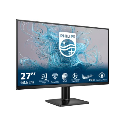 Philips Monitor 27 Led Ips Qhd 16:9 4Ms 300 Cdm 100Hz, Dp/Hdmi