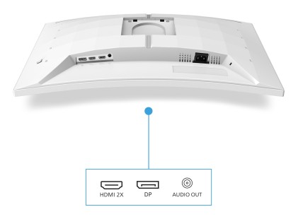 Mon 27Ips 2K 180Hz Bianco Reg Alt 27M2C5501/00 2Hdmi Dp 1Ms