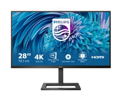 Philips Monitor 28 Led Ips 4K Uhd 16:9 300 Cd/M, Pivot, Dp/Hdmi, Multimediale