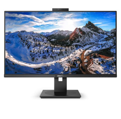 Philips Monitor 31,5 Led Ips Qhd 4Ms 350 Cdm, Webcam, Usb-C, Hdmi/Dp, Pivot, Multimediale