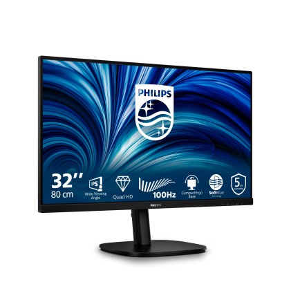 Philips Monitor 31,5 Led Ips Qhd 16:9 4Ms 350 Cdm, Pivot, Dp/Hdmi, Multimediale