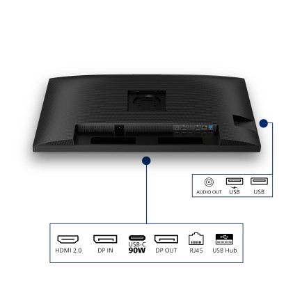 Philips Monitor 31,5 Led Qhd 16:9, Reg Altezza