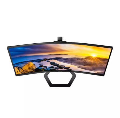 Philips Monitor Curvo 34 Wled Va 21:9 Uwqhd 4Ms, Dp/Hdmi, Usb-C Docking, Webcam, Reg Altezza, Multim