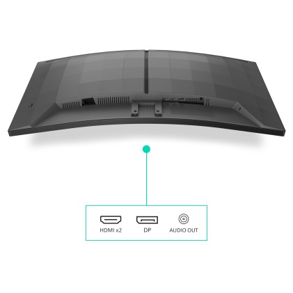 Philips Monitor Gaming Curvo 34 Led Va 21:9 Uwqhd 0,5Ms 180Hz, Dp/Hdmi