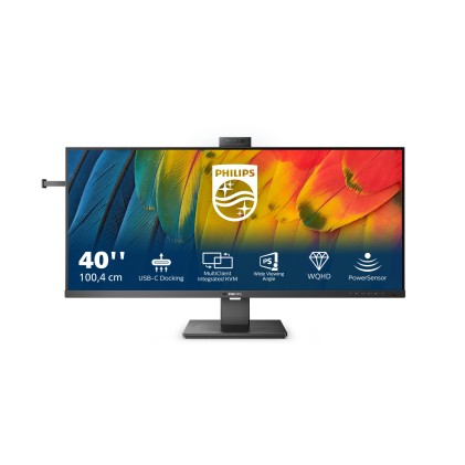 Mon 40&#34;Ips 3440X1440 Hdmi Dp Usb C 21:9 Mm  40B1U5601H Webcam Reg Alt