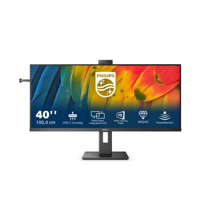 Mon 40&#34;Ips 3440X1440 Hdmi Dp Usb C 21:9 Mm  40B1U5601H Webcam Reg Alt