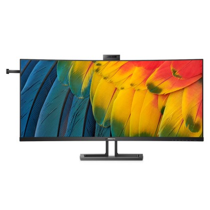 Philips Monitor Curvo 40 Wled Ips 21:9 Wuhd 4Ms, Dp/Hdmi, Usb-C Docking, Webcam, Reg Altezza, Multim