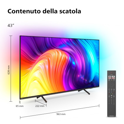 Tv Philips 43Pus8517/12 The One Smart Tv 4K Uhd Grigio Antracite