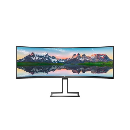 Philips Monitor Curvo 49 Led 32:9 5120X1440, Multiview Con Kvm, Dp/Hdmi, Multimediale