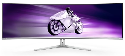 Philips Monitor Curvo 49 Oled Dual Qhd 32:9 0,03Ms 240 Hz 1000 Cdm, Usb-C Dock, Reg Altezza, Dp/Hdmi