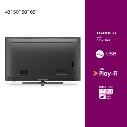 Tv Philips 58Pus8556/12 Performance Series Android Tv Led 4K Uhd Con A