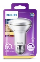Lampadina Philips LED Faretto E27  R63 5,7W (60W) warm-white 420 lm DIM
