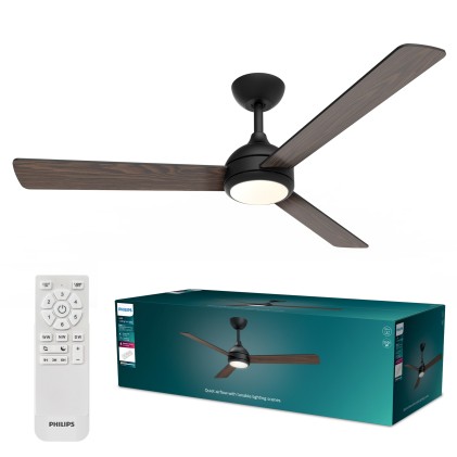 Philips Plafoniera con ventilatore Velyx, 32 W (ventilatore) + 24 W (luce)
