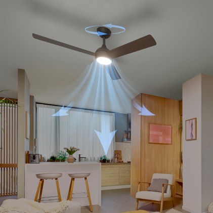 Philips Plafoniera con ventilatore Velyx, 32 W (ventilatore) + 24 W (luce)