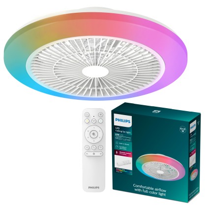 Philips Plafoniera con Ventilatore Amigo, 40 W (luce) + 20 W (ventilatore)