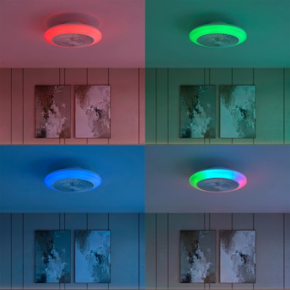 Philips Plafoniera con Ventilatore Amigo, 40 W (luce) + 20 W (ventilatore)