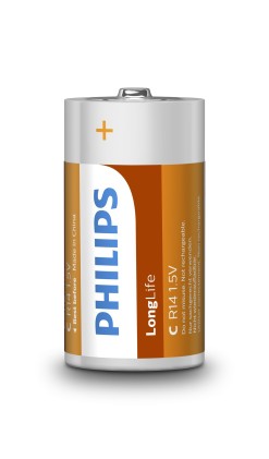 Philips batterie R14L2B 2 pezzi