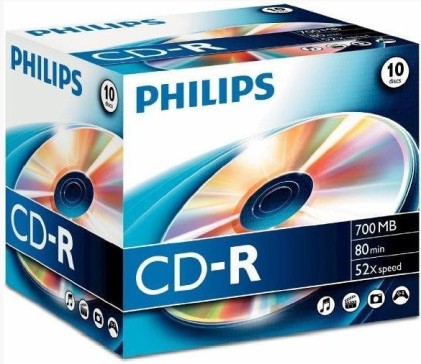 CD Philips Cr7D5Nj10/00 52X Cd R