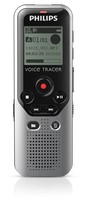 dittafoni Philips Voice Tracer 1200 Memoria interna e scheda di memoria Nero, Argento dittafono