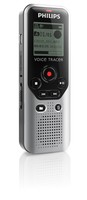 dittafoni Philips Voice Tracer 1200 Memoria interna e scheda di memoria Nero, Argento dittafono