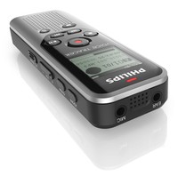 dittafoni Philips Voice Tracer 1200 Memoria interna e scheda di memoria Nero, Argento dittafono