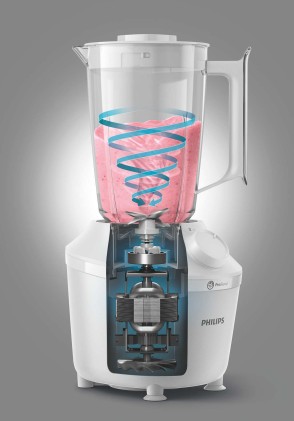 Frullatore A Bicchiere Philips 3000 Series Problend Bianco Hr2041/00