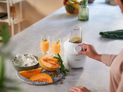 Frullatore A Bicchiere Philips 3000 Series Problend Bianco Hr2041/00