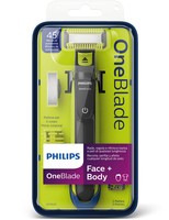Rasoio Elettrico Philips Norelco OneBlade QP2620/20 Black/Green Lime