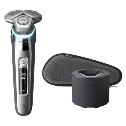 Rasoio Barba Philips S9985/50 Serie 9000 Skiniq Silver
