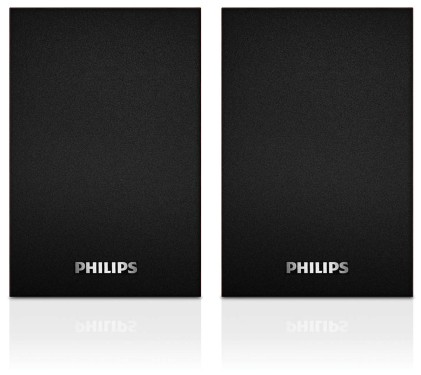 Speaker Philips Spa20/00 7W Usb Colore Legno Marrone