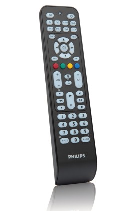 Philips SRP2008B/86 Telecomando Universale 8 in 1, Nero