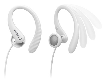 Auricolari Microfono Filo Philips Go Sports Headphones Taa1105Wt/00
