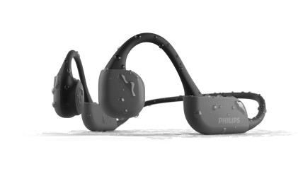 Auricolari Microfono Bluetooth Philips Go A Conduzione Ossea Taa6606Bk