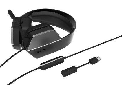Cuffia C/Microfono Usb Gaming 7.1 Philips Tag4106Bk/00 3D Profession.