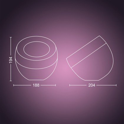 Lampada Tavolo Smart Philips Hue Iris 8719514264465