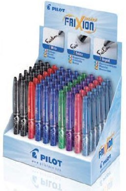 Pilot FriXion Ball Nero, Blu, Verde, Rosa, Porpora, Rosso 60 pz