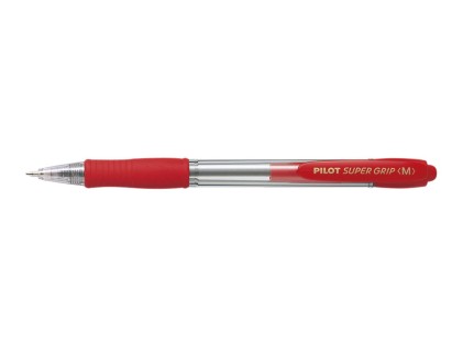 Pilot Super Grip Medium Rosso Penna a sfera retrattile a clip Medio 1 pz