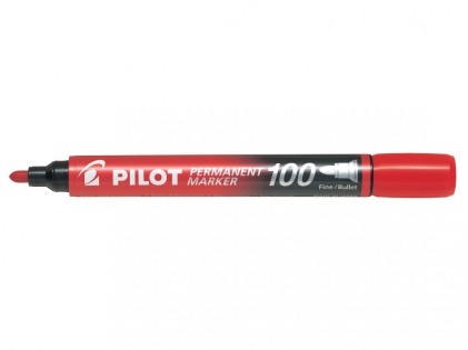 Pilot Permanent Marker 100 Rosso