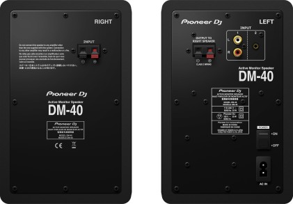 Coppia Casse Monitor Pioneer Dj Dm-40