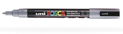 POSCA PC3M G evidenziatore 1 pz Fibre tip Grigio