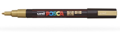 POSCA PC3M OR evidenziatore 1 pz Punta sottile Oro