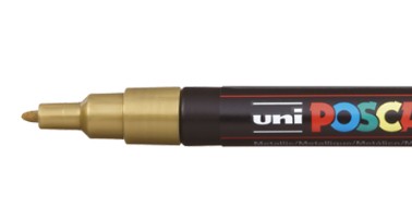POSCA PC3M OR evidenziatore 1 pz Punta sottile Oro