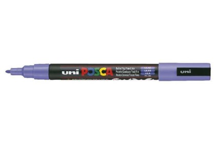 POSCA uni PC-3M evidenziatore 1 pz Tipo di punta Lill&agrave;