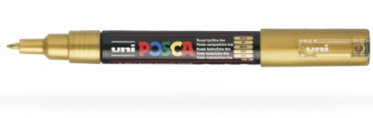 POSCA PC1MC OR evidenziatore 1 pz Punta sottile Oro
