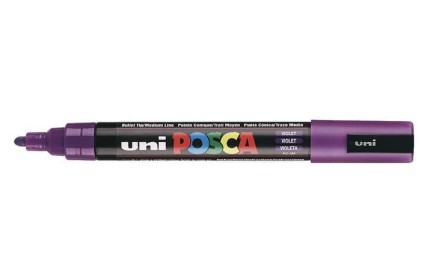POSCA uni PC-5M evidenziatore 1 pz Tipo di punta Viola