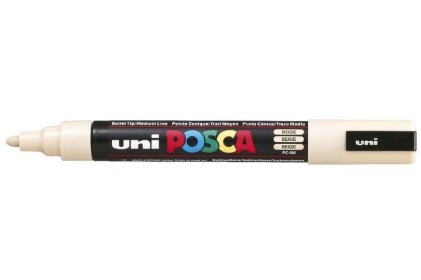 POSCA uni PC-5M evidenziatore 1 pz Tipo di punta Beige