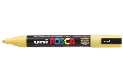 POSCA uni PC-5M evidenziatore 1 pz Tipo di punta Giallo