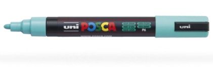 POSCA PC5M VE evidenziatore 1 pz Punta sottile Verde