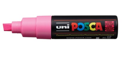 POSCA PC-8K Rosa Fluorescente