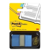 Post-It 680-23 intercalare Indice a linguetta vuota Poliestere Blu